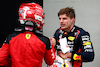 GP AUSTRIA, Gara winner Max Verstappen (NLD) Red Bull Racing in parc ferme with second placed Charles Leclerc (MON) Ferrari.
02.07.2023. Formula 1 World Championship, Rd 10, Austrian Grand Prix, Spielberg, Austria, Gara Day.
 - www.xpbimages.com, EMail: requests@xpbimages.com © Copyright: Coates / XPB Images