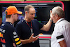 GP AUSTRIA, (L to R): Max Verstappen (NLD) Red Bull Racing with Oliver Mintzlaff (GER) Red Bull Racing Chief Executive Officer e Dr Helmut Marko (AUT) Red Bull Motorsport Consultant.
02.07.2023. Formula 1 World Championship, Rd 10, Austrian Grand Prix, Spielberg, Austria, Gara Day.
 - www.xpbimages.com, EMail: requests@xpbimages.com © Copyright: Coates / XPB Images