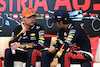 GP AUSTRIA, (L to R): Max Verstappen (NLD) Red Bull Racing e Sergio Perez (MEX) Red Bull Racing in the post race FIA Press Conference.
02.07.2023. Formula 1 World Championship, Rd 10, Austrian Grand Prix, Spielberg, Austria, Gara Day.
- www.xpbimages.com, EMail: requests@xpbimages.com © Copyright: XPB Images