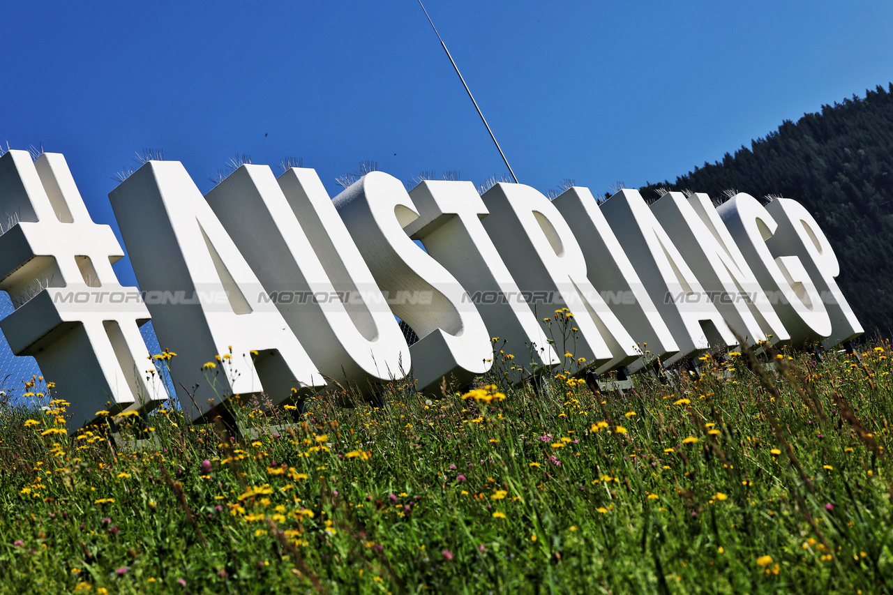 GP AUSTRIA, Circuit Atmosfera - #AustrianGP.

29.06.2023. Formula 1 World Championship, Rd 10, Austrian Grand Prix, Spielberg, Austria, Preparation Day.

- www.xpbimages.com, EMail: requests@xpbimages.com © Copyright: Moy / XPB Images