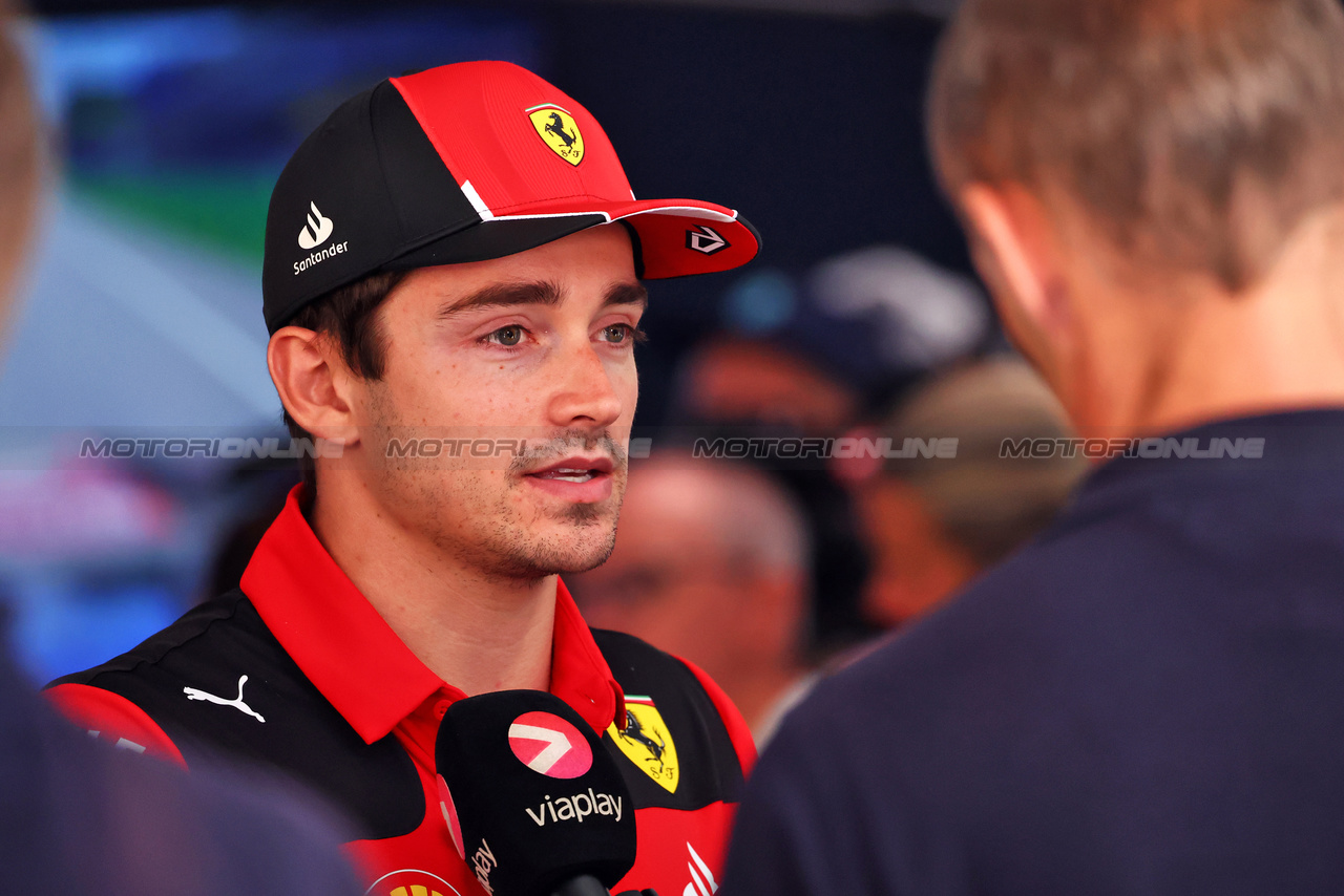 GP AUSTRIA, Charles Leclerc (MON) Ferrari.

29.06.2023. Formula 1 World Championship, Rd 10, Austrian Grand Prix, Spielberg, Austria, Preparation Day.

- www.xpbimages.com, EMail: requests@xpbimages.com © Copyright: Batchelor / XPB Images