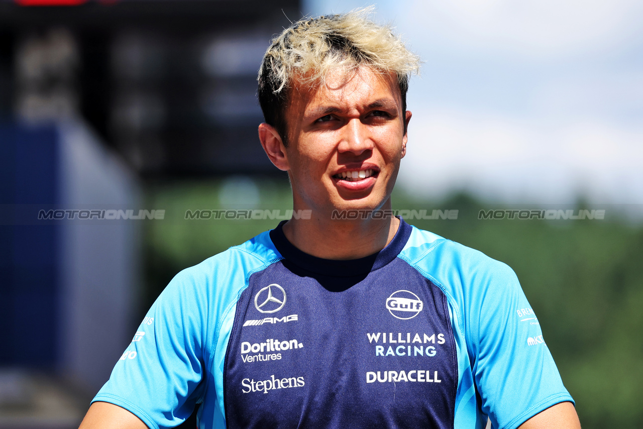 GP AUSTRIA, Alexander Albon (THA) Williams Racing.

29.06.2023. Formula 1 World Championship, Rd 10, Austrian Grand Prix, Spielberg, Austria, Preparation Day.

- www.xpbimages.com, EMail: requests@xpbimages.com © Copyright: Bearne / XPB Images