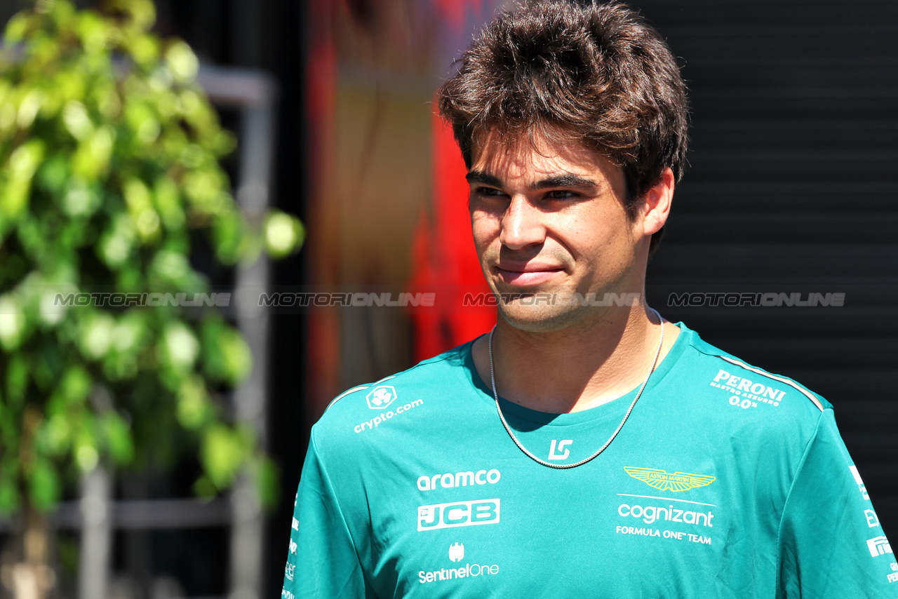 GP AUSTRIA, Lance Stroll (CDN) Aston Martin F1 Team.

29.06.2023. Formula 1 World Championship, Rd 10, Austrian Grand Prix, Spielberg, Austria, Preparation Day.

- www.xpbimages.com, EMail: requests@xpbimages.com © Copyright: Bearne / XPB Images