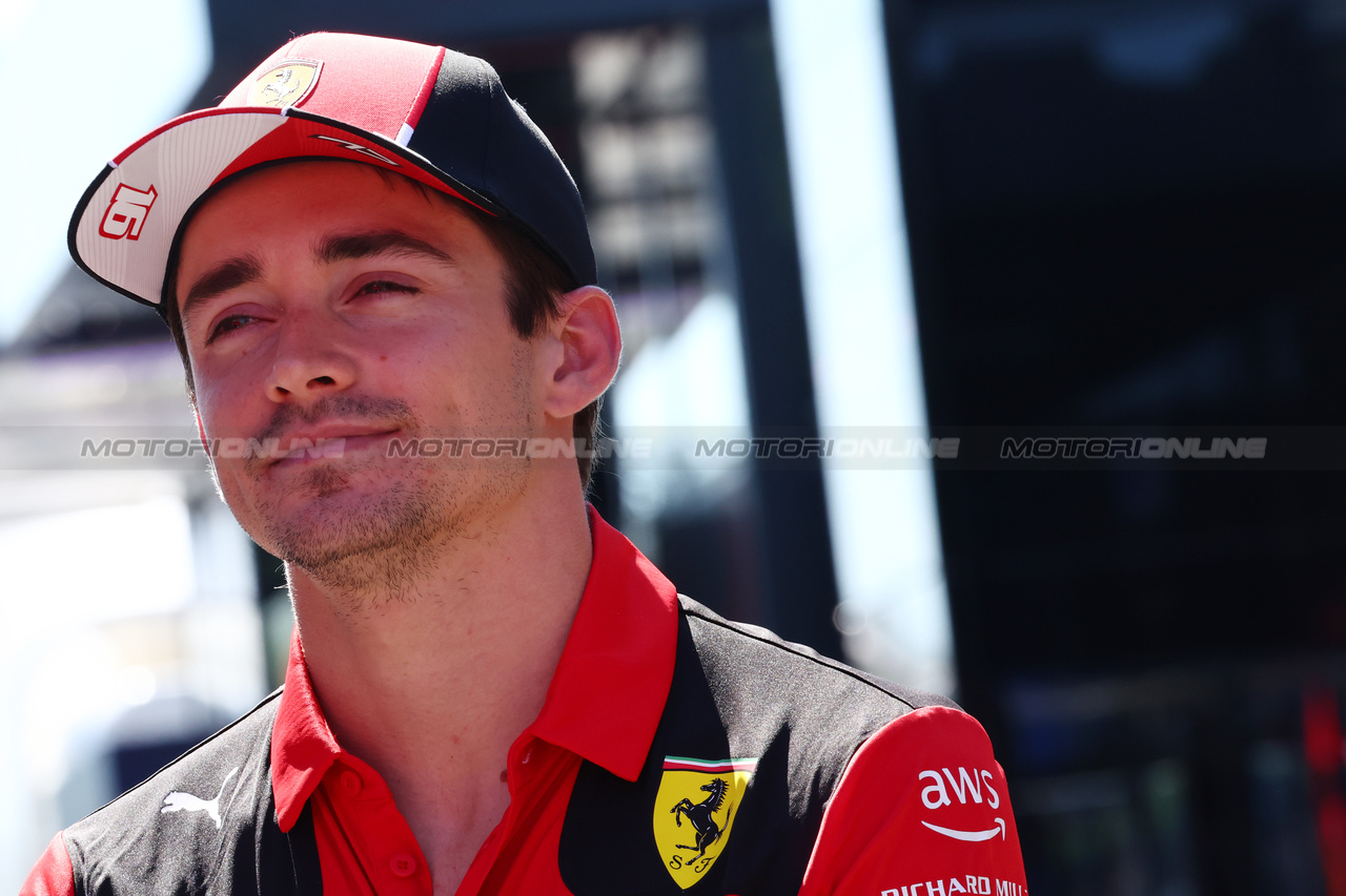 GP AUSTRIA, Charles Leclerc (MON) Ferrari.

29.06.2023. Formula 1 World Championship, Rd 10, Austrian Grand Prix, Spielberg, Austria, Preparation Day.

- www.xpbimages.com, EMail: requests@xpbimages.com © Copyright: Batchelor / XPB Images