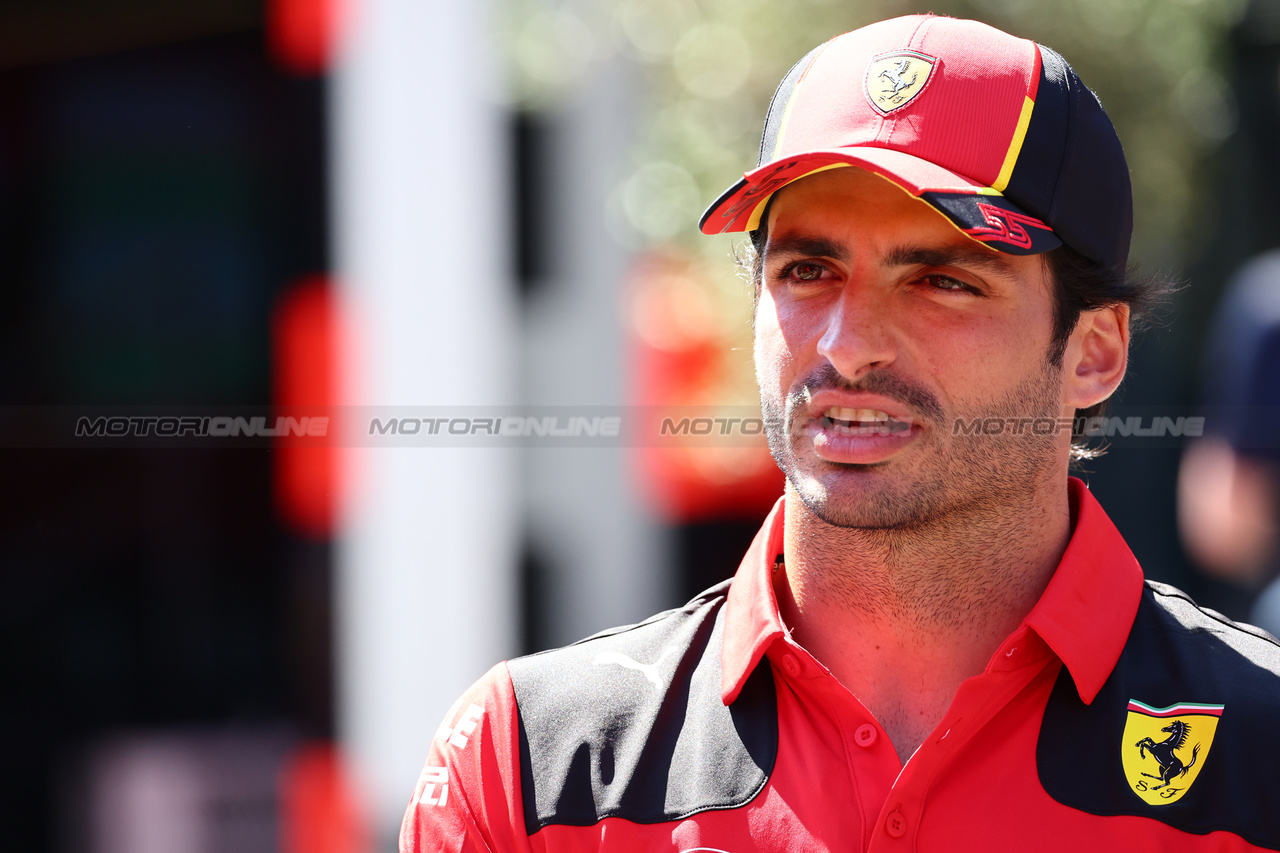 GP AUSTRIA, Carlos Sainz Jr (ESP) Ferrari.

29.06.2023. Formula 1 World Championship, Rd 10, Austrian Grand Prix, Spielberg, Austria, Preparation Day.

- www.xpbimages.com, EMail: requests@xpbimages.com © Copyright: Batchelor / XPB Images