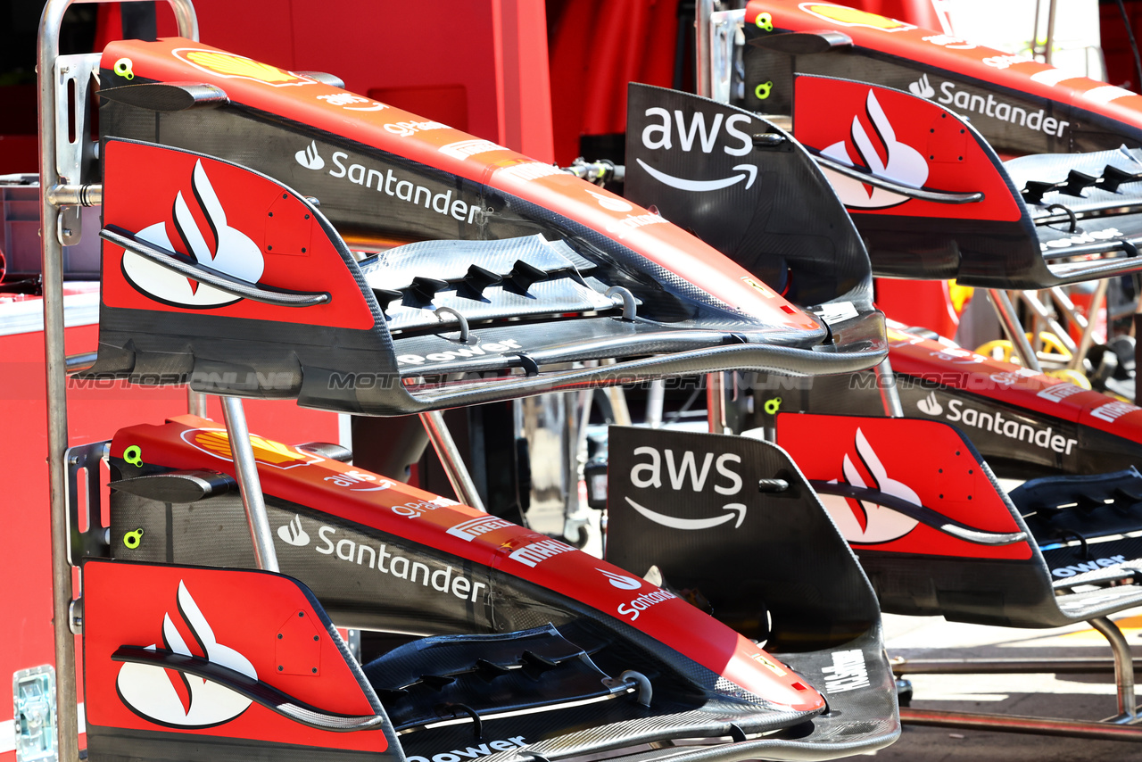 GP AUSTRIA, Ferrari SF-23 front wings.

29.06.2023. Formula 1 World Championship, Rd 10, Austrian Grand Prix, Spielberg, Austria, Preparation Day.

- www.xpbimages.com, EMail: requests@xpbimages.com © Copyright: Batchelor / XPB Images