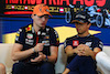 GP AUSTRIA, (L to R): Max Verstappen (NLD) Red Bull Racing e Nyck de Vries (NLD) AlphaTauri in the FIA Press Conference.
29.06.2023. Formula 1 World Championship, Rd 10, Austrian Grand Prix, Spielberg, Austria, Preparation Day.
- www.xpbimages.com, EMail: requests@xpbimages.com © Copyright: XPB Images