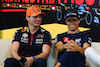 GP AUSTRIA, (L to R): Max Verstappen (NLD) Red Bull Racing e Nyck de Vries (NLD) AlphaTauri in the FIA Press Conference.
29.06.2023. Formula 1 World Championship, Rd 10, Austrian Grand Prix, Spielberg, Austria, Preparation Day.
- www.xpbimages.com, EMail: requests@xpbimages.com © Copyright: XPB Images