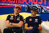 GP AUSTRIA, (L to R): Max Verstappen (NLD) Red Bull Racing e Nyck de Vries (NLD) AlphaTauri in the FIA Press Conference.
29.06.2023. Formula 1 World Championship, Rd 10, Austrian Grand Prix, Spielberg, Austria, Preparation Day.
- www.xpbimages.com, EMail: requests@xpbimages.com © Copyright: XPB Images