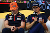 GP AUSTRIA, (L to R): Max Verstappen (NLD) Red Bull Racing e Nyck de Vries (NLD) AlphaTauri in the FIA Press Conference.
29.06.2023. Formula 1 World Championship, Rd 10, Austrian Grand Prix, Spielberg, Austria, Preparation Day.
- www.xpbimages.com, EMail: requests@xpbimages.com © Copyright: XPB Images
