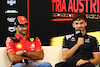 GP AUSTRIA, (L to R): Carlos Sainz Jr (ESP) Ferrari e Pierre Gasly (FRA) Alpine F1 Team in the FIA Press Conference.
29.06.2023. Formula 1 World Championship, Rd 10, Austrian Grand Prix, Spielberg, Austria, Preparation Day.
- www.xpbimages.com, EMail: requests@xpbimages.com © Copyright: XPB Images