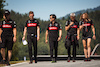 GP AUSTRIA, Zhou Guanyu (CHN) Alfa Romeo F1 Team walks the circuit with the team.
29.06.2023. Formula 1 World Championship, Rd 10, Austrian Grand Prix, Spielberg, Austria, Preparation Day.
- www.xpbimages.com, EMail: requests@xpbimages.com © Copyright: Bearne / XPB Images