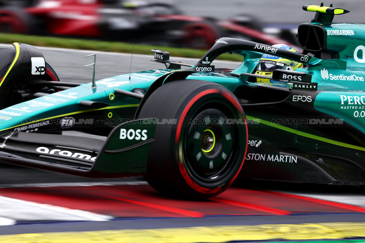 GP AUSTRIA, Fernando Alonso (ESP) Aston Martin F1 Team AMR23.

01.07.2023. Formula 1 World Championship, Rd 10, Austrian Grand Prix, Spielberg, Austria, Sprint Day.

- www.xpbimages.com, EMail: requests@xpbimages.com © Copyright: Batchelor / XPB Images