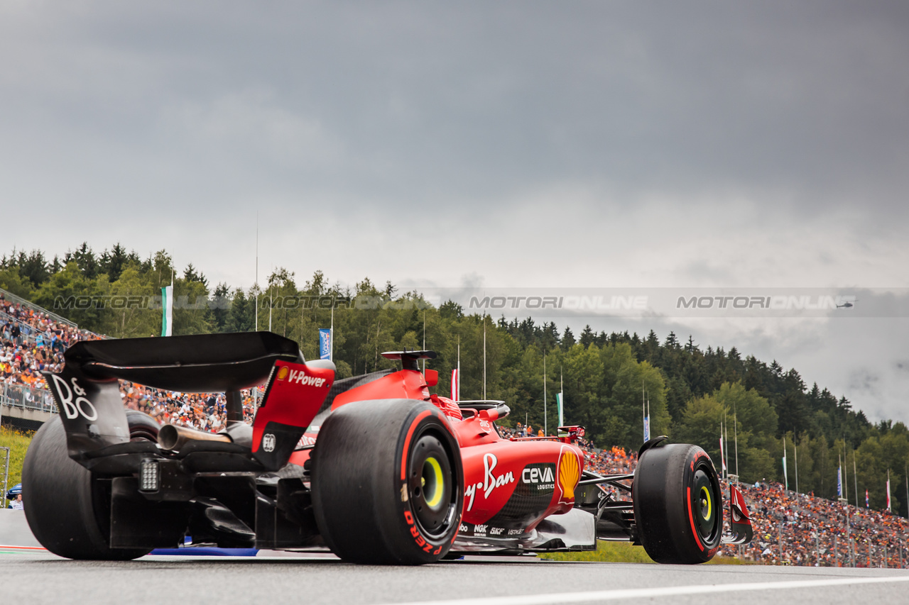 GP AUSTRIA, Charles Leclerc (MON) Ferrari SF-23.

01.07.2023. Formula 1 World Championship, Rd 10, Austrian Grand Prix, Spielberg, Austria, Sprint Day.

- www.xpbimages.com, EMail: requests@xpbimages.com © Copyright: Bearne / XPB Images