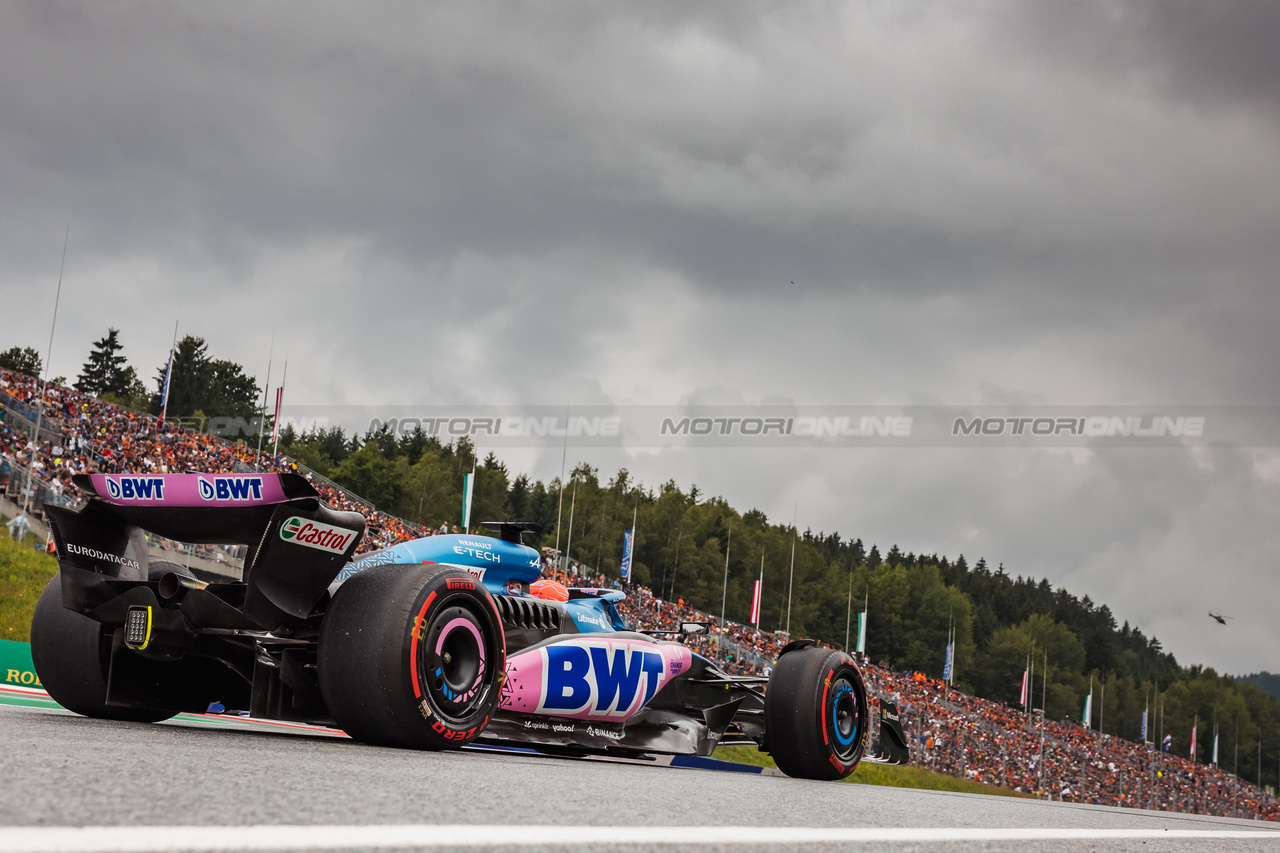 GP AUSTRIA, Esteban Ocon (FRA) Alpine F1 Team A523.

01.07.2023. Formula 1 World Championship, Rd 10, Austrian Grand Prix, Spielberg, Austria, Sprint Day.

- www.xpbimages.com, EMail: requests@xpbimages.com © Copyright: Bearne / XPB Images
