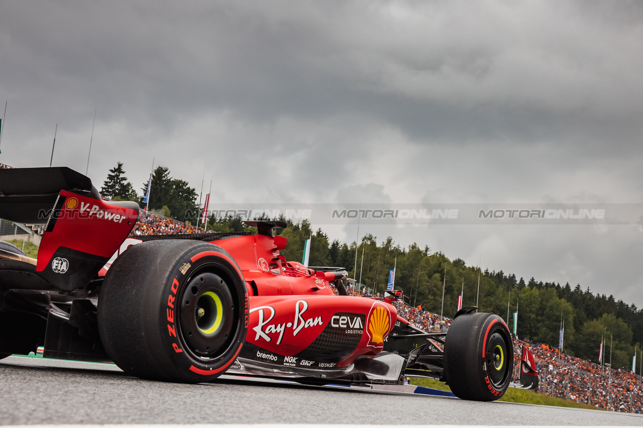 GP AUSTRIA, Charles Leclerc (MON) Ferrari SF-23.

01.07.2023. Formula 1 World Championship, Rd 10, Austrian Grand Prix, Spielberg, Austria, Sprint Day.

- www.xpbimages.com, EMail: requests@xpbimages.com © Copyright: Bearne / XPB Images