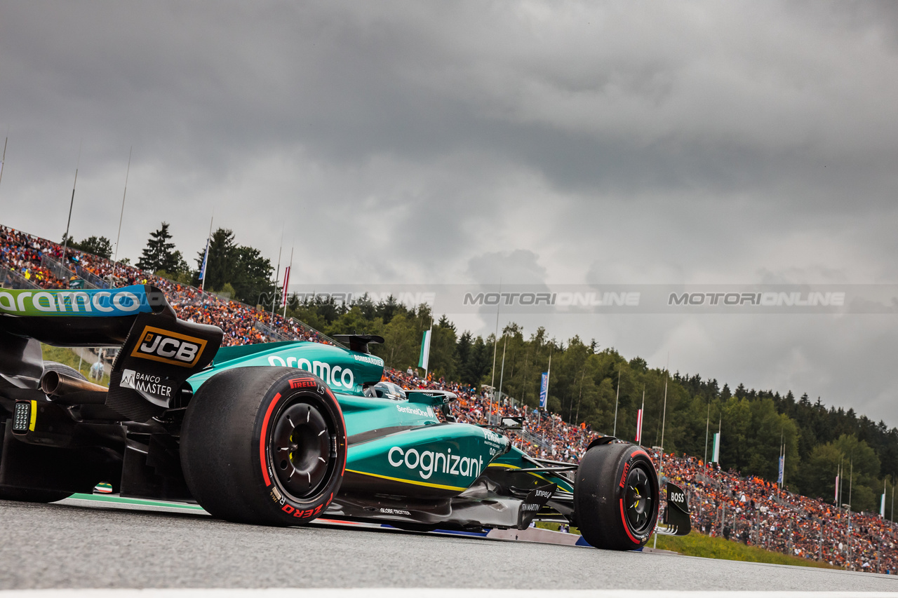GP AUSTRIA, Lance Stroll (CDN) Aston Martin F1 Team AMR23.

01.07.2023. Formula 1 World Championship, Rd 10, Austrian Grand Prix, Spielberg, Austria, Sprint Day.

- www.xpbimages.com, EMail: requests@xpbimages.com © Copyright: Bearne / XPB Images