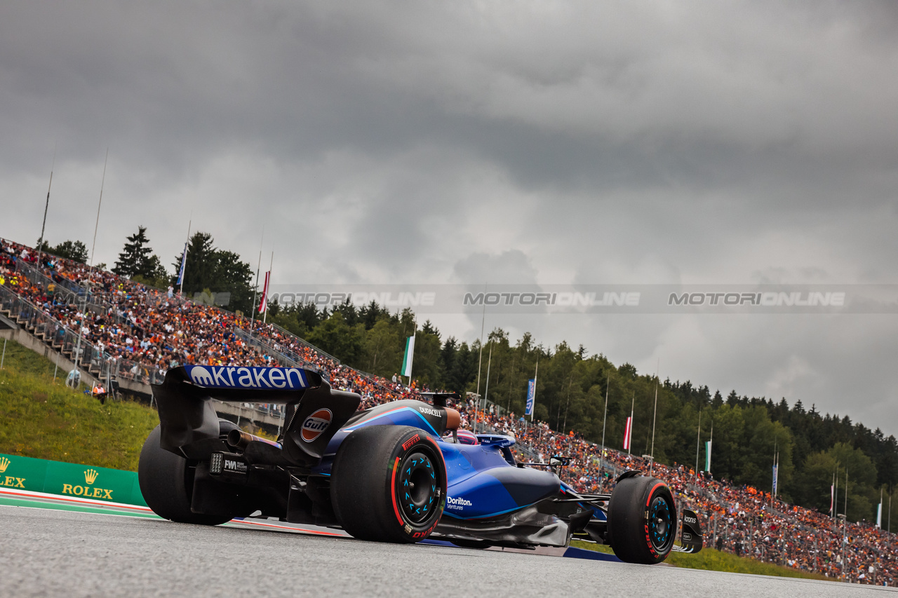 GP AUSTRIA, Alexander Albon (THA) Williams Racing FW45.

01.07.2023. Formula 1 World Championship, Rd 10, Austrian Grand Prix, Spielberg, Austria, Sprint Day.

- www.xpbimages.com, EMail: requests@xpbimages.com © Copyright: Bearne / XPB Images