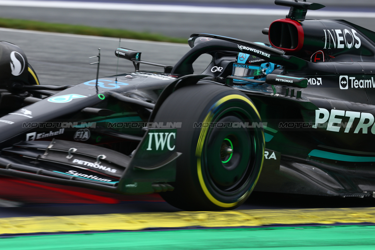 GP AUSTRIA, George Russell (GBR) Mercedes AMG F1 W14.

01.07.2023. Formula 1 World Championship, Rd 10, Austrian Grand Prix, Spielberg, Austria, Sprint Day.

- www.xpbimages.com, EMail: requests@xpbimages.com © Copyright: Batchelor / XPB Images
