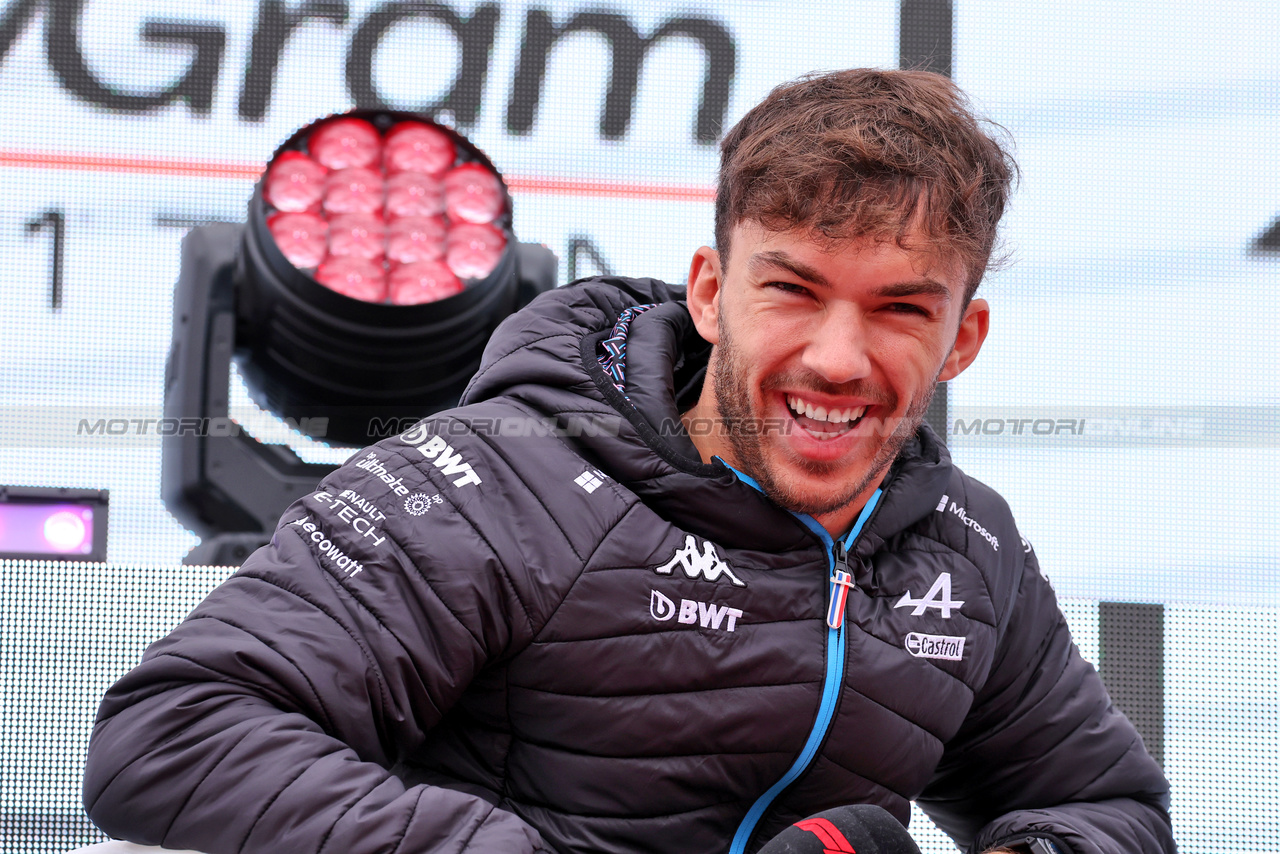 GP AUSTRIA, Pierre Gasly (FRA) Alpine F1 Team on the FanZone Stage.

01.07.2023. Formula 1 World Championship, Rd 10, Austrian Grand Prix, Spielberg, Austria, Sprint Day.

- www.xpbimages.com, EMail: requests@xpbimages.com © Copyright: Moy / XPB Images