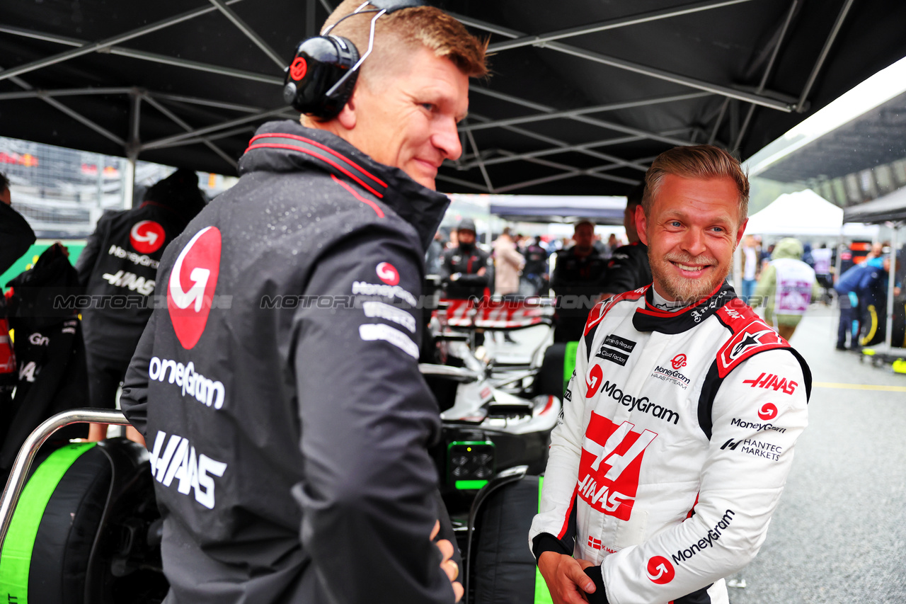 GP AUSTRIA, Kevin Magnussen (DEN) Haas F1 Team on the grid.

01.07.2023. Formula 1 World Championship, Rd 10, Austrian Grand Prix, Spielberg, Austria, Sprint Day.

- www.xpbimages.com, EMail: requests@xpbimages.com © Copyright: Batchelor / XPB Images