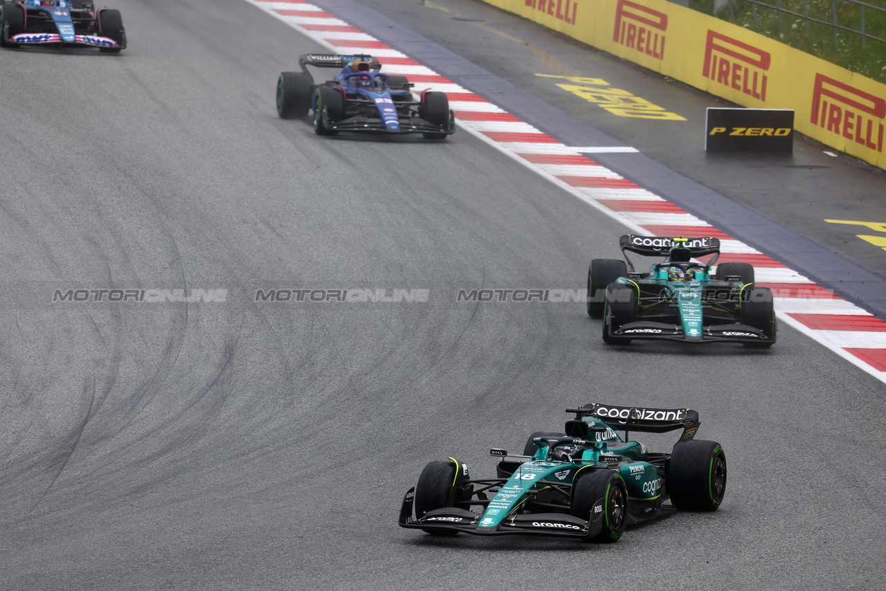 GP AUSTRIA, Lance Stroll (CDN) Aston Martin F1 Team AMR23.

01.07.2023. Formula 1 World Championship, Rd 10, Austrian Grand Prix, Spielberg, Austria, Sprint Day.

- www.xpbimages.com, EMail: requests@xpbimages.com © Copyright: Batchelor / XPB Images