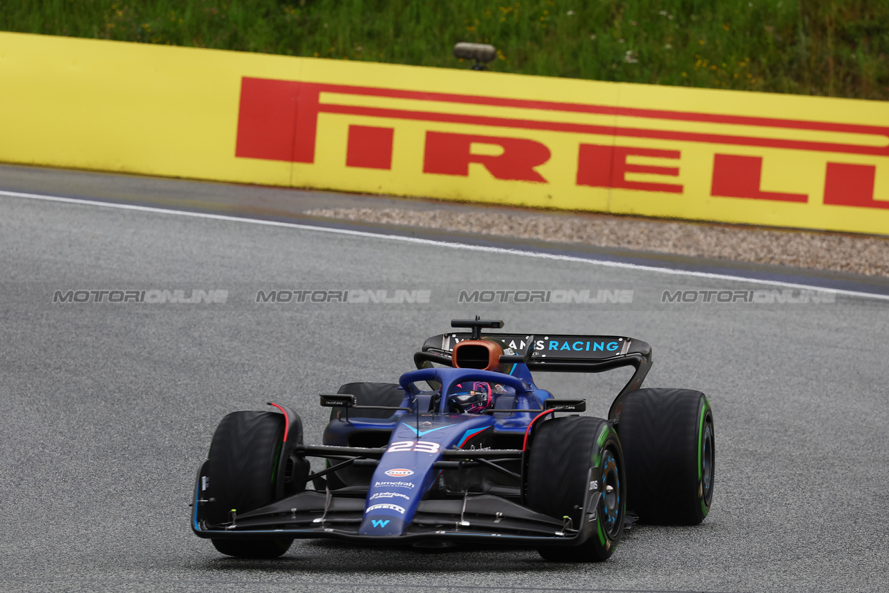 GP AUSTRIA, Alexander Albon (THA) Williams Racing FW45.

01.07.2023. Formula 1 World Championship, Rd 10, Austrian Grand Prix, Spielberg, Austria, Sprint Day.

- www.xpbimages.com, EMail: requests@xpbimages.com © Copyright: Batchelor / XPB Images