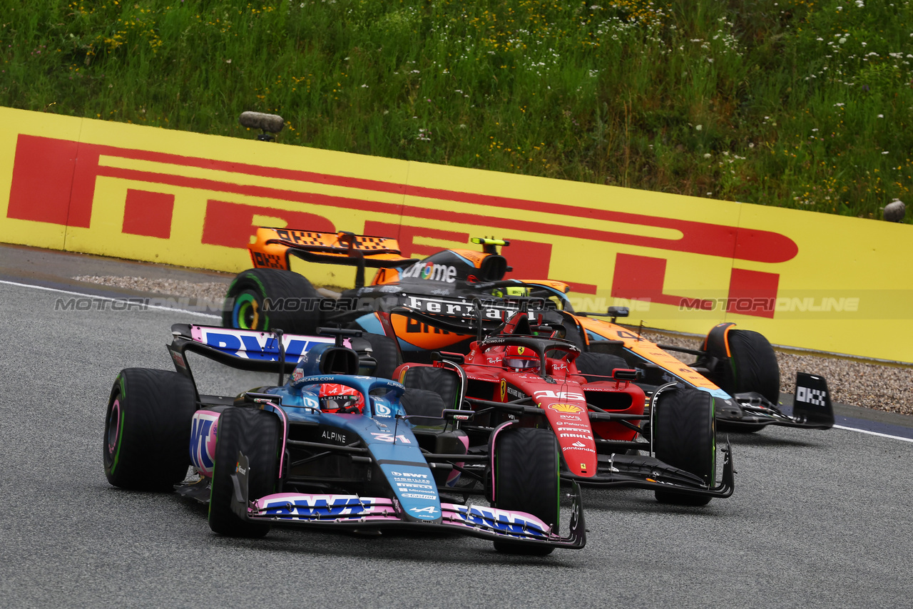 GP AUSTRIA, Esteban Ocon (FRA) Alpine F1 Team A523.

01.07.2023. Formula 1 World Championship, Rd 10, Austrian Grand Prix, Spielberg, Austria, Sprint Day.

- www.xpbimages.com, EMail: requests@xpbimages.com © Copyright: Batchelor / XPB Images