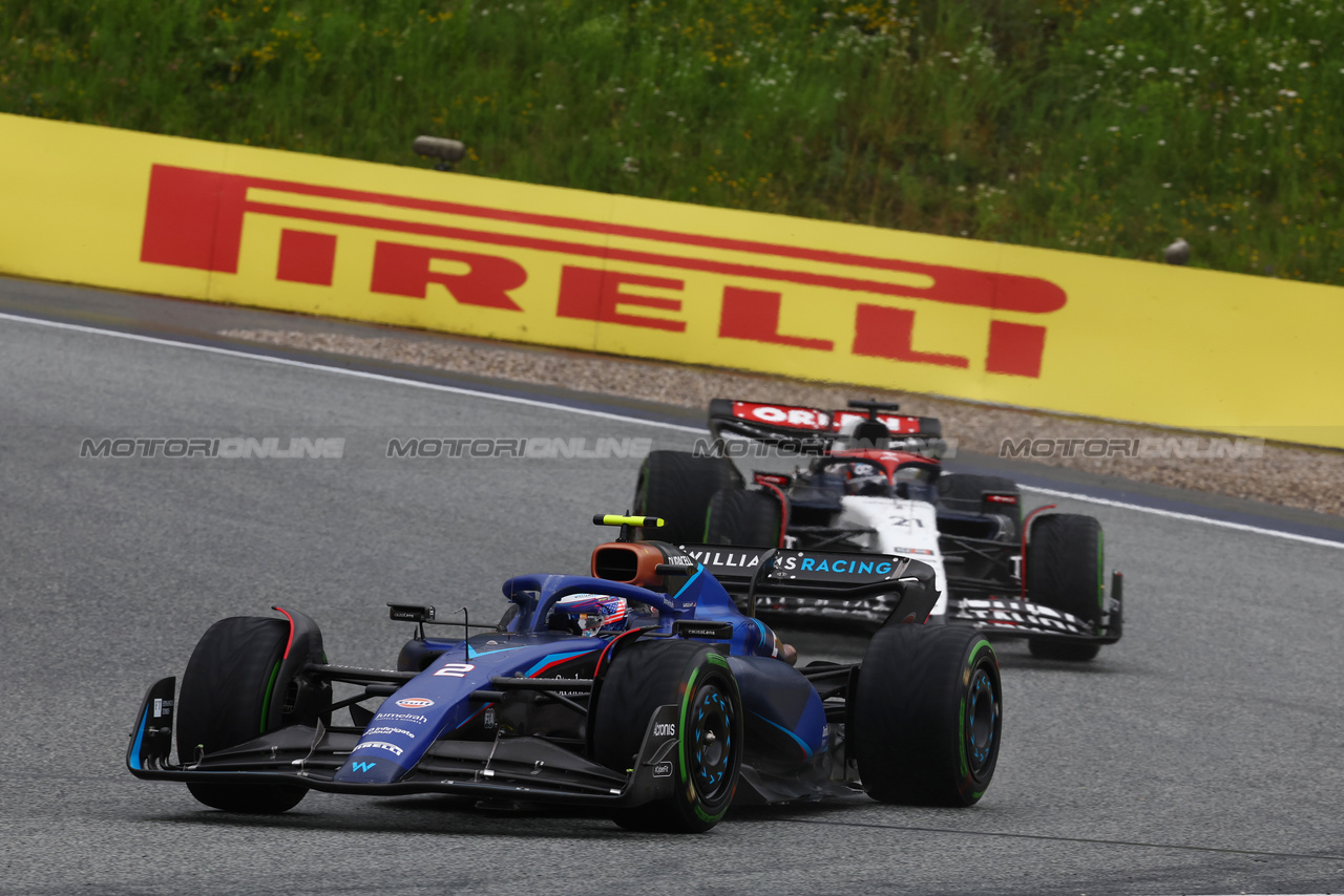 GP AUSTRIA, Logan Sargeant (USA) Williams Racing FW45.

01.07.2023. Formula 1 World Championship, Rd 10, Austrian Grand Prix, Spielberg, Austria, Sprint Day.

- www.xpbimages.com, EMail: requests@xpbimages.com © Copyright: Batchelor / XPB Images
