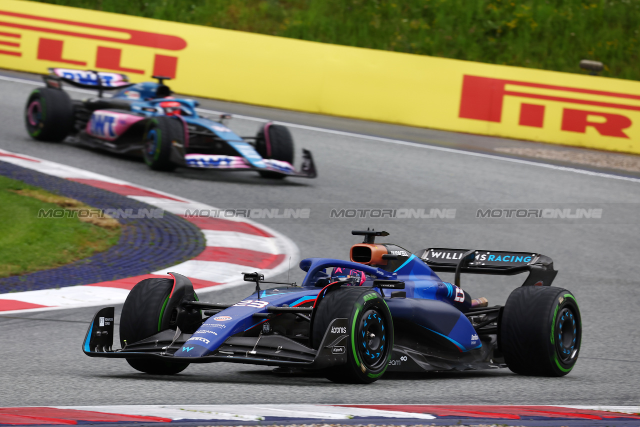 GP AUSTRIA, Alexander Albon (THA) Williams Racing FW45.

01.07.2023. Formula 1 World Championship, Rd 10, Austrian Grand Prix, Spielberg, Austria, Sprint Day.

- www.xpbimages.com, EMail: requests@xpbimages.com © Copyright: Batchelor / XPB Images