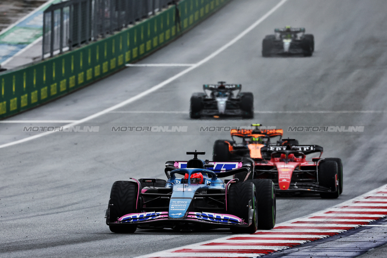 GP AUSTRIA, Esteban Ocon (FRA) Alpine F1 Team A523.

01.07.2023. Formula 1 World Championship, Rd 10, Austrian Grand Prix, Spielberg, Austria, Sprint Day.

- www.xpbimages.com, EMail: requests@xpbimages.com © Copyright: Moy / XPB Images
