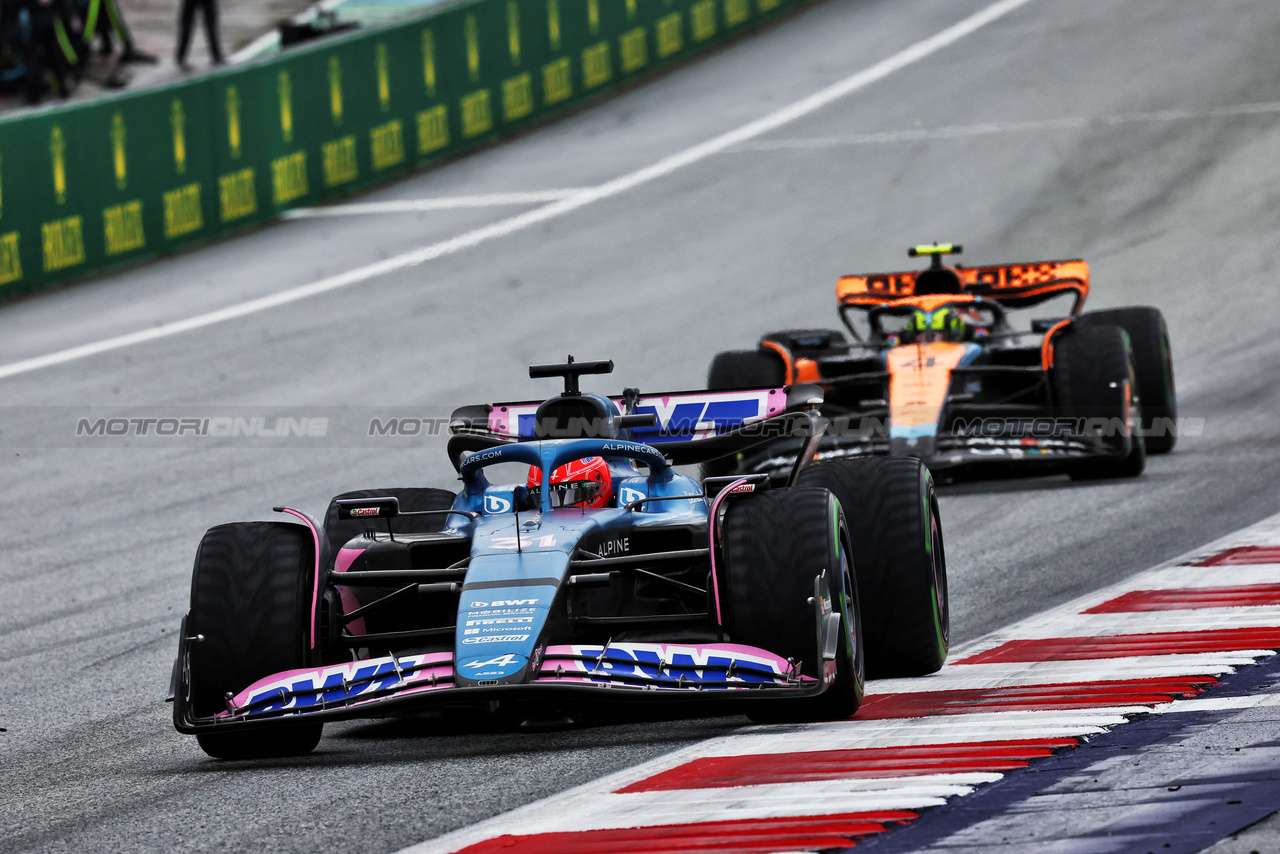GP AUSTRIA, Esteban Ocon (FRA) Alpine F1 Team A523.

01.07.2023. Formula 1 World Championship, Rd 10, Austrian Grand Prix, Spielberg, Austria, Sprint Day.

- www.xpbimages.com, EMail: requests@xpbimages.com © Copyright: Moy / XPB Images