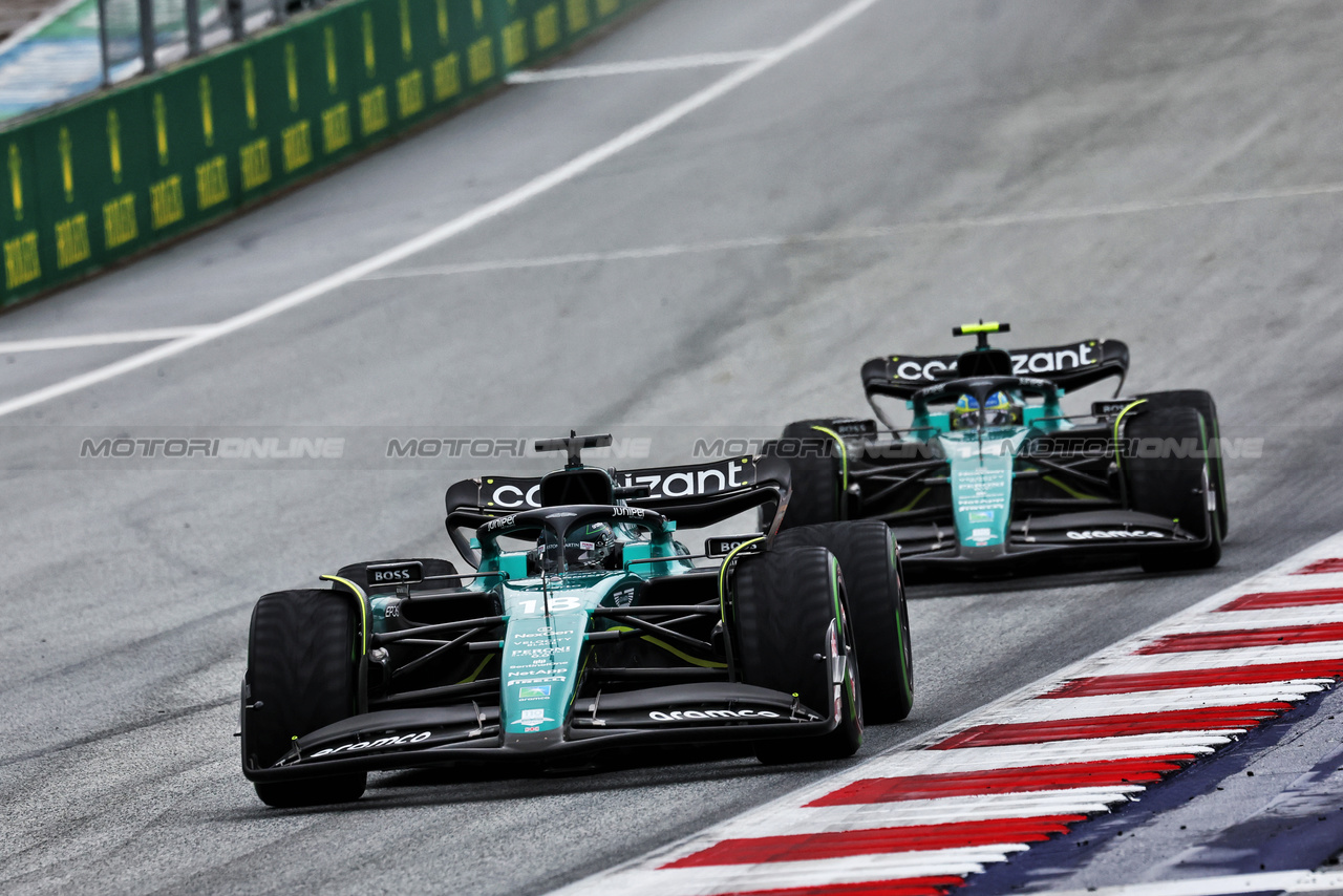 GP AUSTRIA, Lance Stroll (CDN) Aston Martin F1 Team AMR23.

01.07.2023. Formula 1 World Championship, Rd 10, Austrian Grand Prix, Spielberg, Austria, Sprint Day.

- www.xpbimages.com, EMail: requests@xpbimages.com © Copyright: Moy / XPB Images