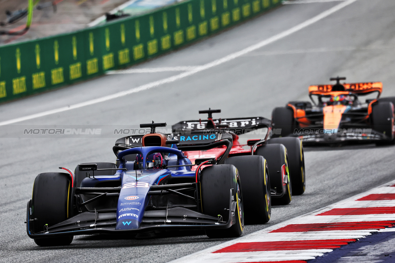 GP AUSTRIA, Alexander Albon (THA) Williams Racing FW45.

01.07.2023. Formula 1 World Championship, Rd 10, Austrian Grand Prix, Spielberg, Austria, Sprint Day.

- www.xpbimages.com, EMail: requests@xpbimages.com © Copyright: Moy / XPB Images