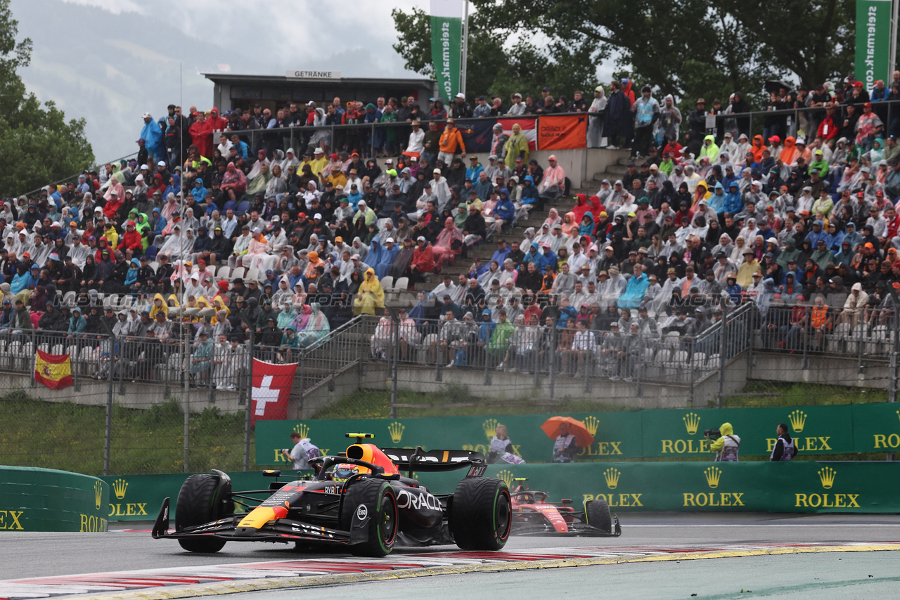 GP AUSTRIA, Sergio Perez (MEX) Red Bull Racing RB19.

01.07.2023. Formula 1 World Championship, Rd 10, Austrian Grand Prix, Spielberg, Austria, Sprint Day.

- www.xpbimages.com, EMail: requests@xpbimages.com © Copyright: Moy / XPB Images