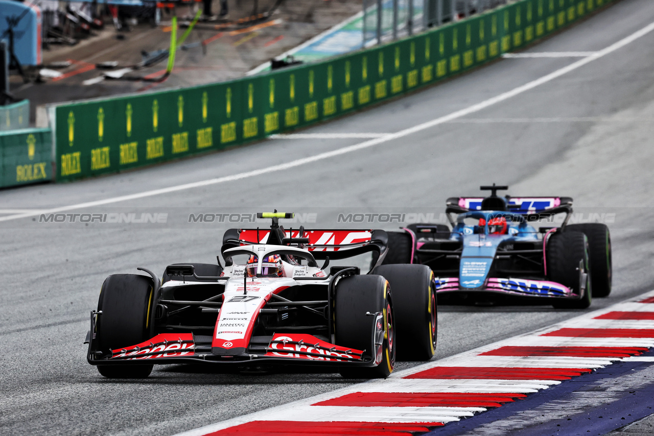 GP AUSTRIA, Nico Hulkenberg (GER) Haas VF-23.

01.07.2023. Formula 1 World Championship, Rd 10, Austrian Grand Prix, Spielberg, Austria, Sprint Day.

- www.xpbimages.com, EMail: requests@xpbimages.com © Copyright: Moy / XPB Images