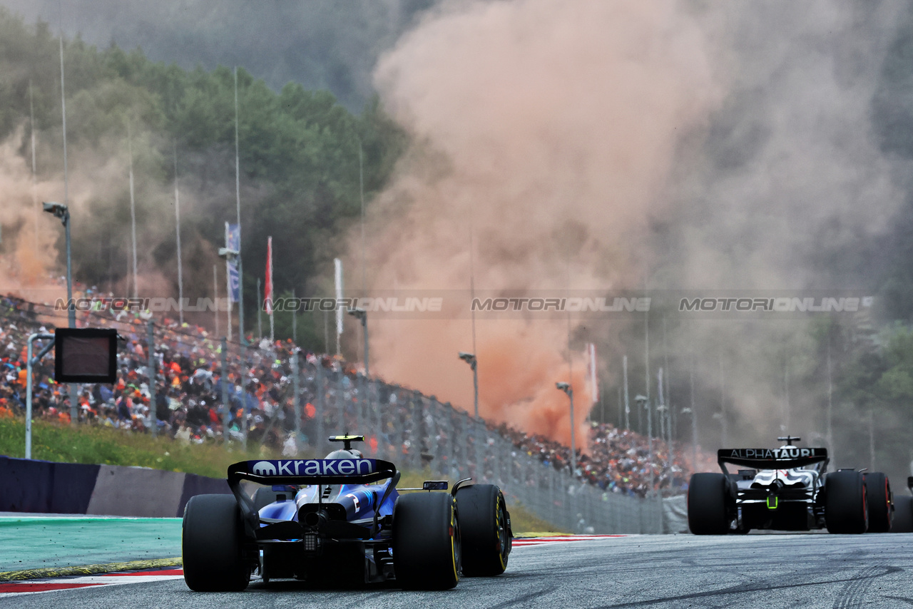 GP AUSTRIA, Logan Sargeant (USA) Williams Racing FW45.

01.07.2023. Formula 1 World Championship, Rd 10, Austrian Grand Prix, Spielberg, Austria, Sprint Day.

- www.xpbimages.com, EMail: requests@xpbimages.com © Copyright: Moy / XPB Images