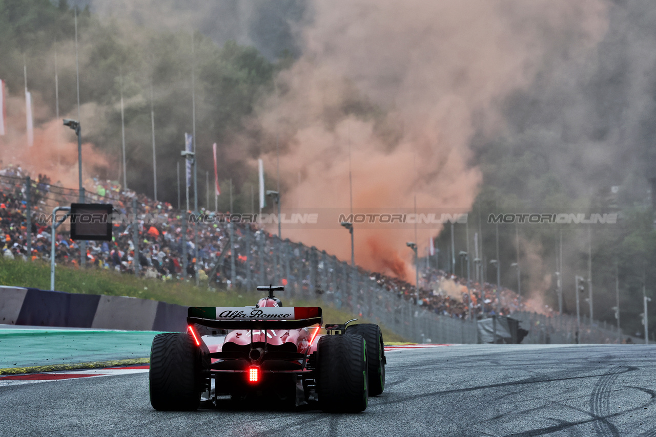 GP AUSTRIA, Valtteri Bottas (FIN) Alfa Romeo F1 Team C43.

01.07.2023. Formula 1 World Championship, Rd 10, Austrian Grand Prix, Spielberg, Austria, Sprint Day.

- www.xpbimages.com, EMail: requests@xpbimages.com © Copyright: Moy / XPB Images