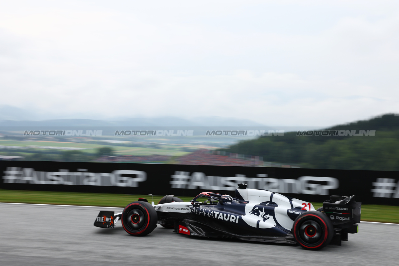 GP AUSTRIA, Nyck de Vries (NLD) AlphaTauri AT04.

01.07.2023. Formula 1 World Championship, Rd 10, Austrian Grand Prix, Spielberg, Austria, Sprint Day.

- www.xpbimages.com, EMail: requests@xpbimages.com © Copyright: Batchelor / XPB Images