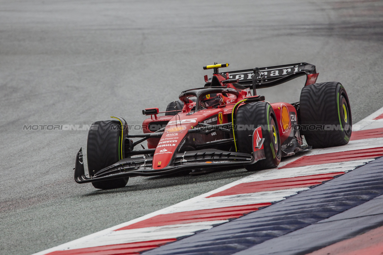 GP AUSTRIA, Carlos Sainz Jr (ESP) Ferrari SF-23.

01.07.2023. Formula 1 World Championship, Rd 10, Austrian Grand Prix, Spielberg, Austria, Sprint Day.

- www.xpbimages.com, EMail: requests@xpbimages.com © Copyright: Bearne / XPB Images