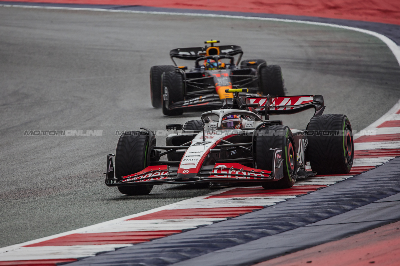 GP AUSTRIA, Nico Hulkenberg (GER) Haas VF-23.

01.07.2023. Formula 1 World Championship, Rd 10, Austrian Grand Prix, Spielberg, Austria, Sprint Day.

- www.xpbimages.com, EMail: requests@xpbimages.com © Copyright: Bearne / XPB Images