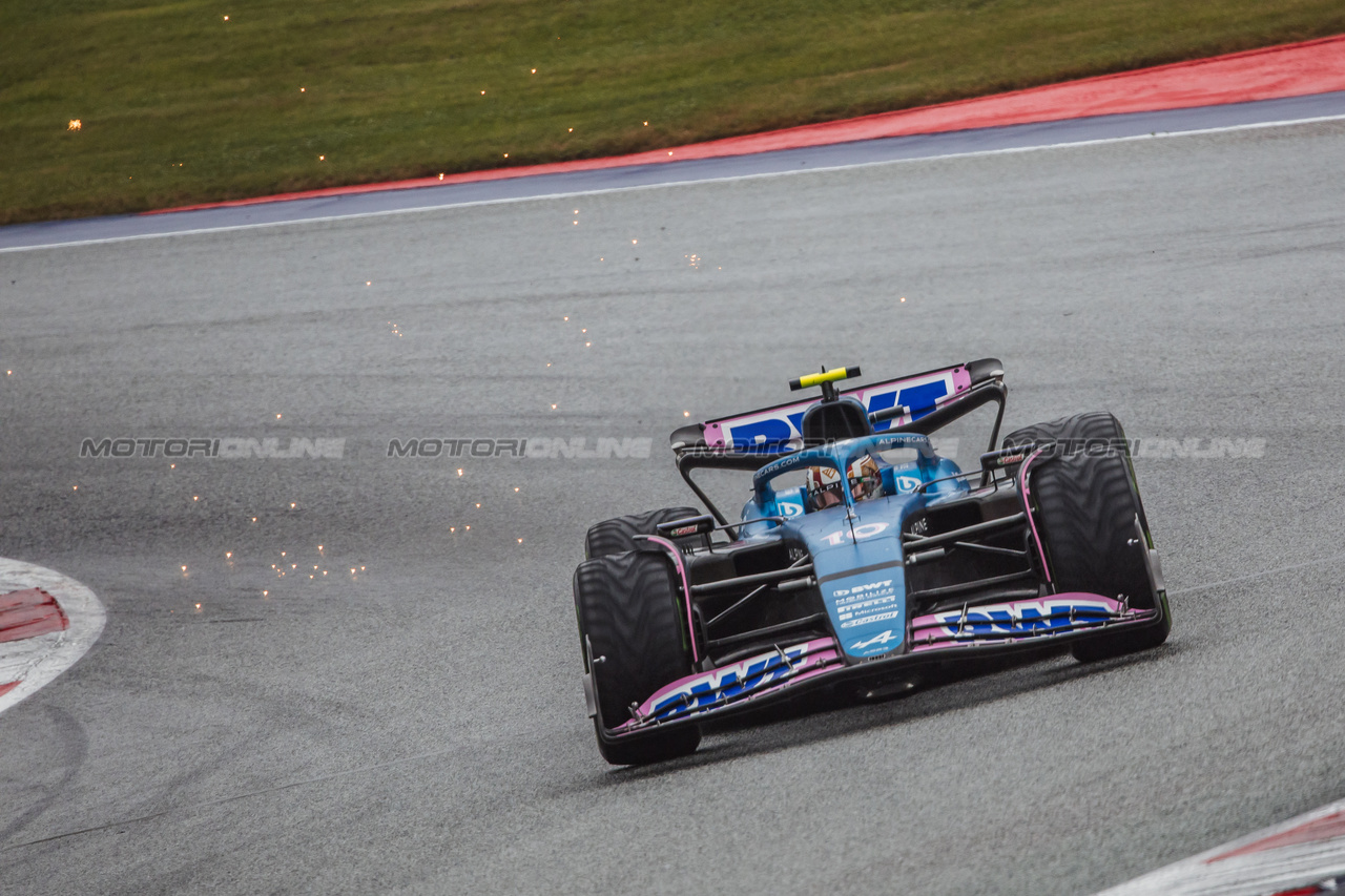 GP AUSTRIA, Pierre Gasly (FRA) Alpine F1 Team A523.

01.07.2023. Formula 1 World Championship, Rd 10, Austrian Grand Prix, Spielberg, Austria, Sprint Day.

- www.xpbimages.com, EMail: requests@xpbimages.com © Copyright: Bearne / XPB Images