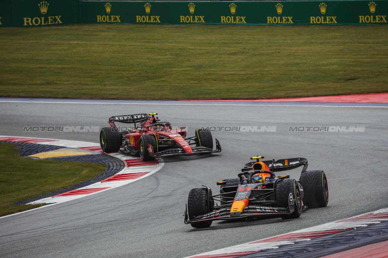 GP AUSTRIA, Sergio Perez (MEX) Red Bull Racing RB19.

01.07.2023. Formula 1 World Championship, Rd 10, Austrian Grand Prix, Spielberg, Austria, Sprint Day.

- www.xpbimages.com, EMail: requests@xpbimages.com © Copyright: Bearne / XPB Images