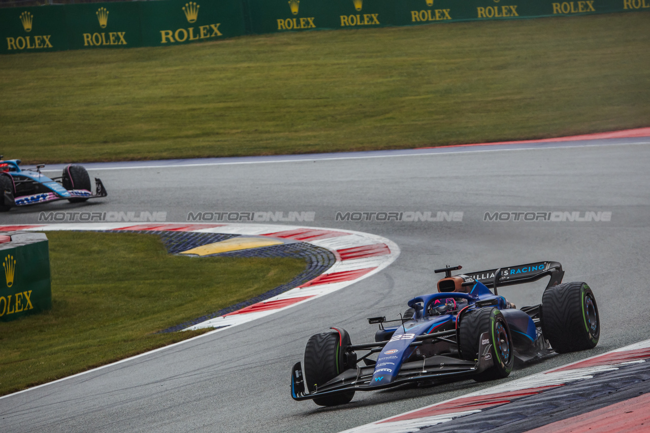 GP AUSTRIA, Alexander Albon (THA) Williams Racing FW45.

01.07.2023. Formula 1 World Championship, Rd 10, Austrian Grand Prix, Spielberg, Austria, Sprint Day.

- www.xpbimages.com, EMail: requests@xpbimages.com © Copyright: Bearne / XPB Images