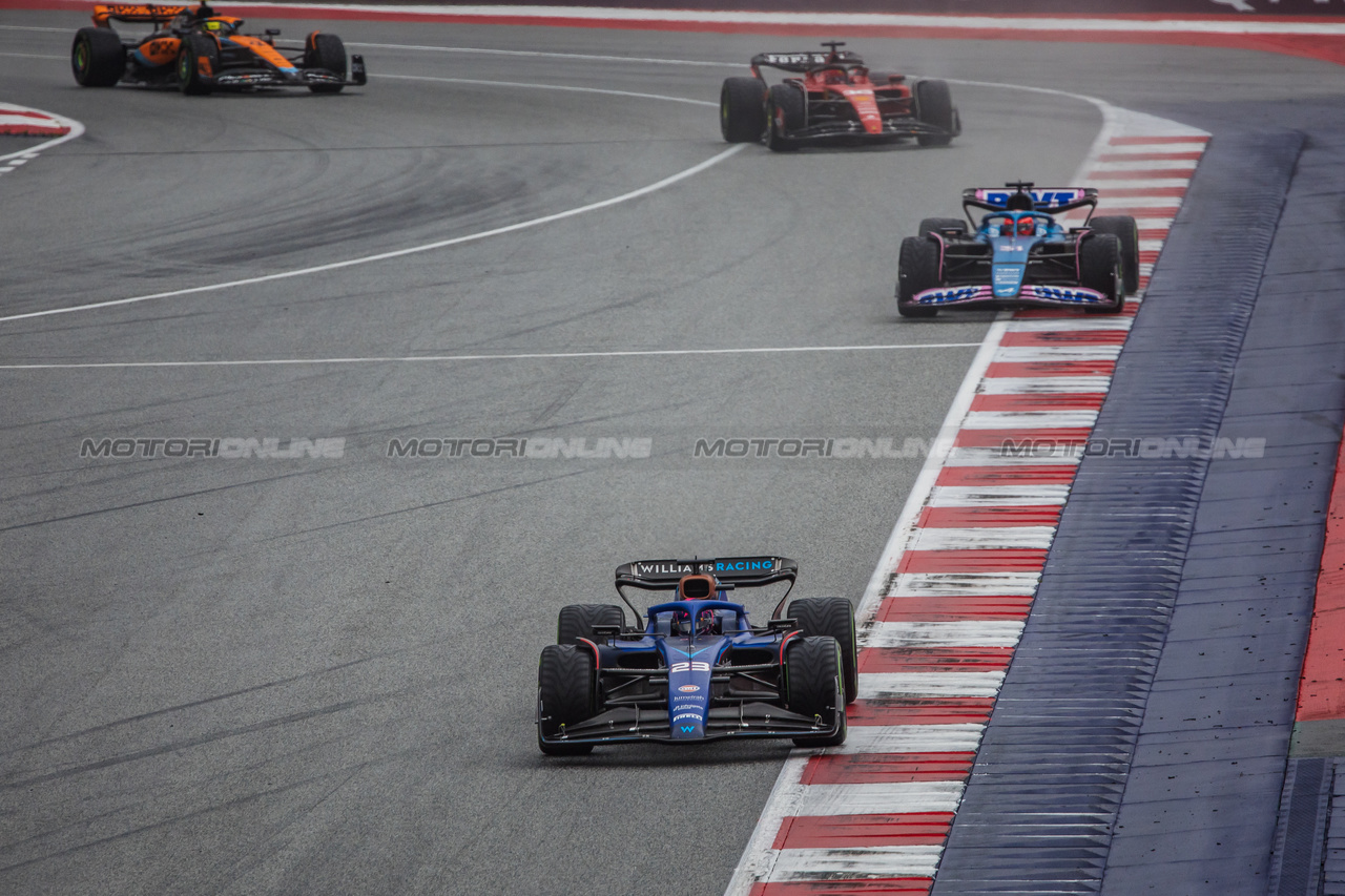 GP AUSTRIA, Alexander Albon (THA) Williams Racing FW45.

01.07.2023. Formula 1 World Championship, Rd 10, Austrian Grand Prix, Spielberg, Austria, Sprint Day.

- www.xpbimages.com, EMail: requests@xpbimages.com © Copyright: Bearne / XPB Images
