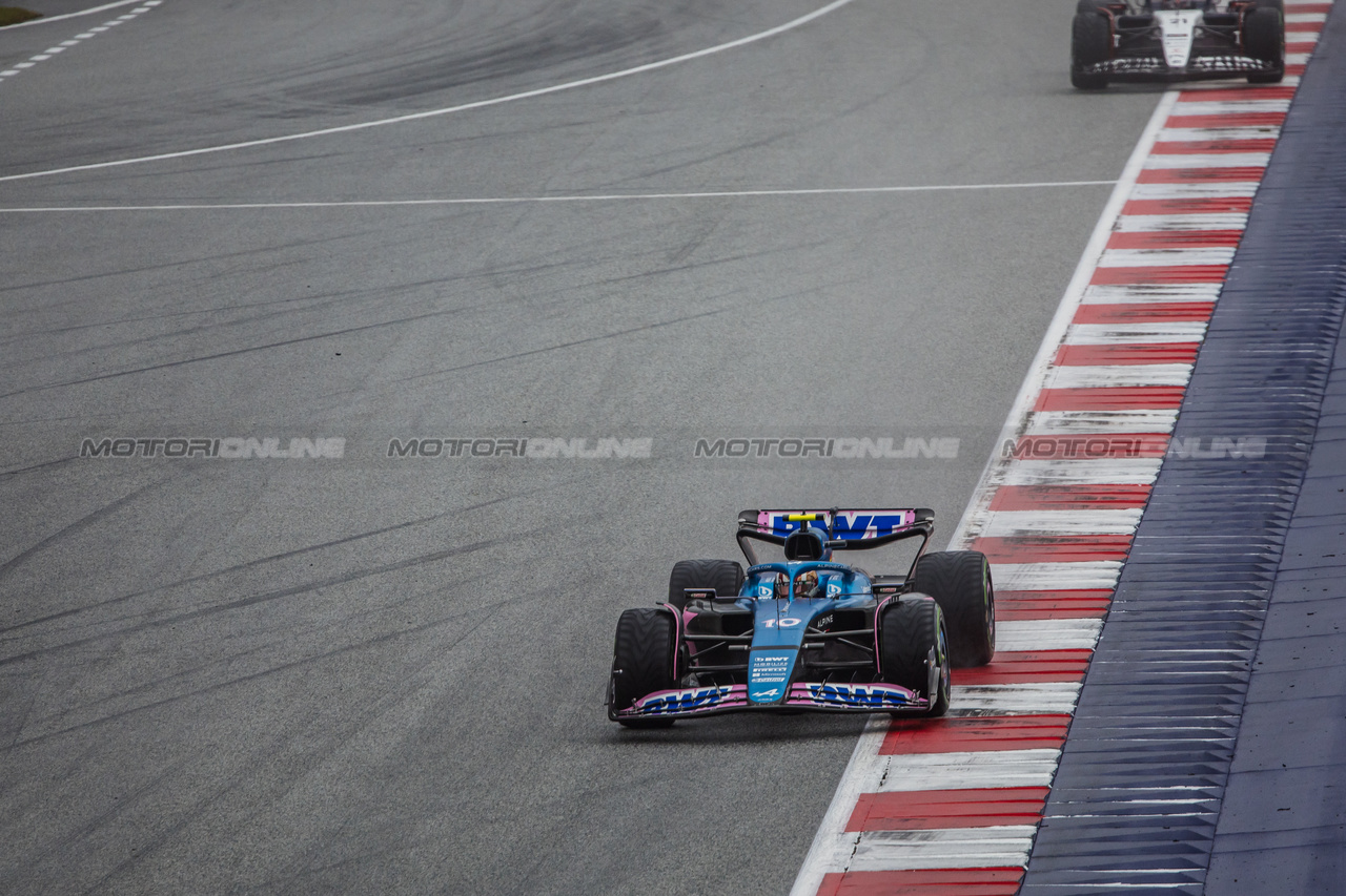 GP AUSTRIA, Pierre Gasly (FRA) Alpine F1 Team A523.

01.07.2023. Formula 1 World Championship, Rd 10, Austrian Grand Prix, Spielberg, Austria, Sprint Day.

- www.xpbimages.com, EMail: requests@xpbimages.com © Copyright: Bearne / XPB Images