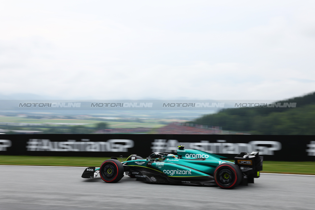 GP AUSTRIA, Fernando Alonso (ESP) Aston Martin F1 Team AMR23.

01.07.2023. Formula 1 World Championship, Rd 10, Austrian Grand Prix, Spielberg, Austria, Sprint Day.

- www.xpbimages.com, EMail: requests@xpbimages.com © Copyright: Batchelor / XPB Images
