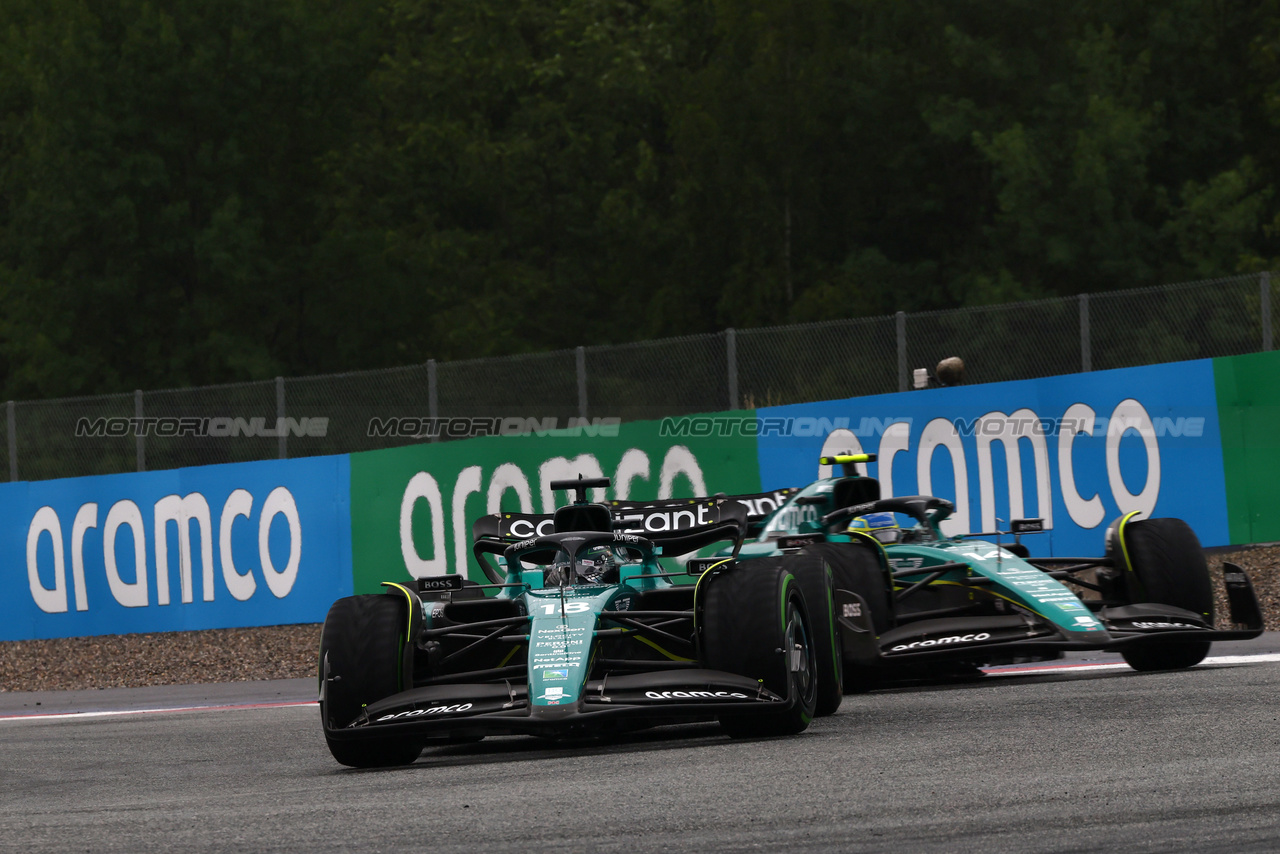 GP AUSTRIA, Lance Stroll (CDN) Aston Martin F1 Team AMR23.

01.07.2023. Formula 1 World Championship, Rd 10, Austrian Grand Prix, Spielberg, Austria, Sprint Day.

 - www.xpbimages.com, EMail: requests@xpbimages.com © Copyright: Coates / XPB Images