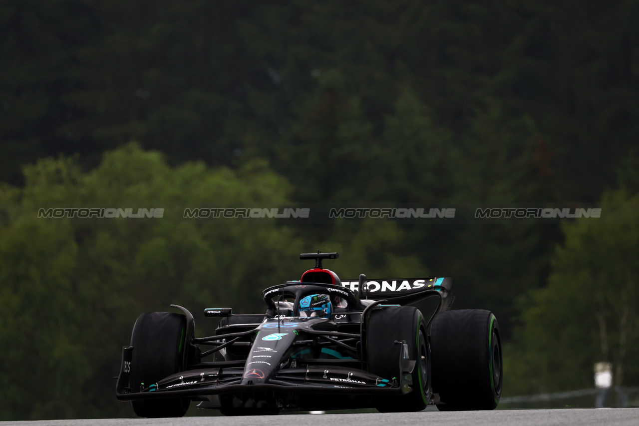 GP AUSTRIA, George Russell (GBR) Mercedes AMG F1 W14.

01.07.2023. Formula 1 World Championship, Rd 10, Austrian Grand Prix, Spielberg, Austria, Sprint Day.

 - www.xpbimages.com, EMail: requests@xpbimages.com © Copyright: Coates / XPB Images