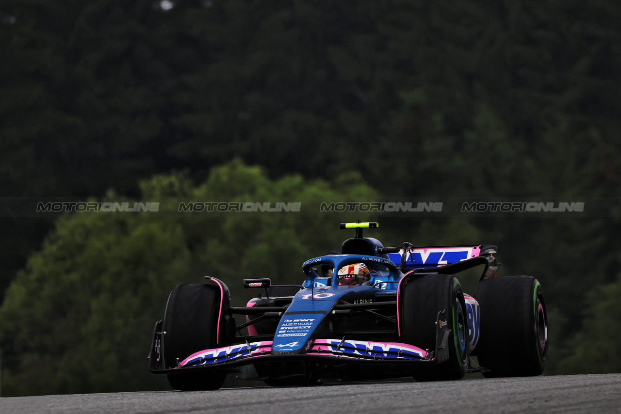 GP AUSTRIA, Pierre Gasly (FRA) Alpine F1 Team A523.

01.07.2023. Formula 1 World Championship, Rd 10, Austrian Grand Prix, Spielberg, Austria, Sprint Day.

 - www.xpbimages.com, EMail: requests@xpbimages.com © Copyright: Coates / XPB Images